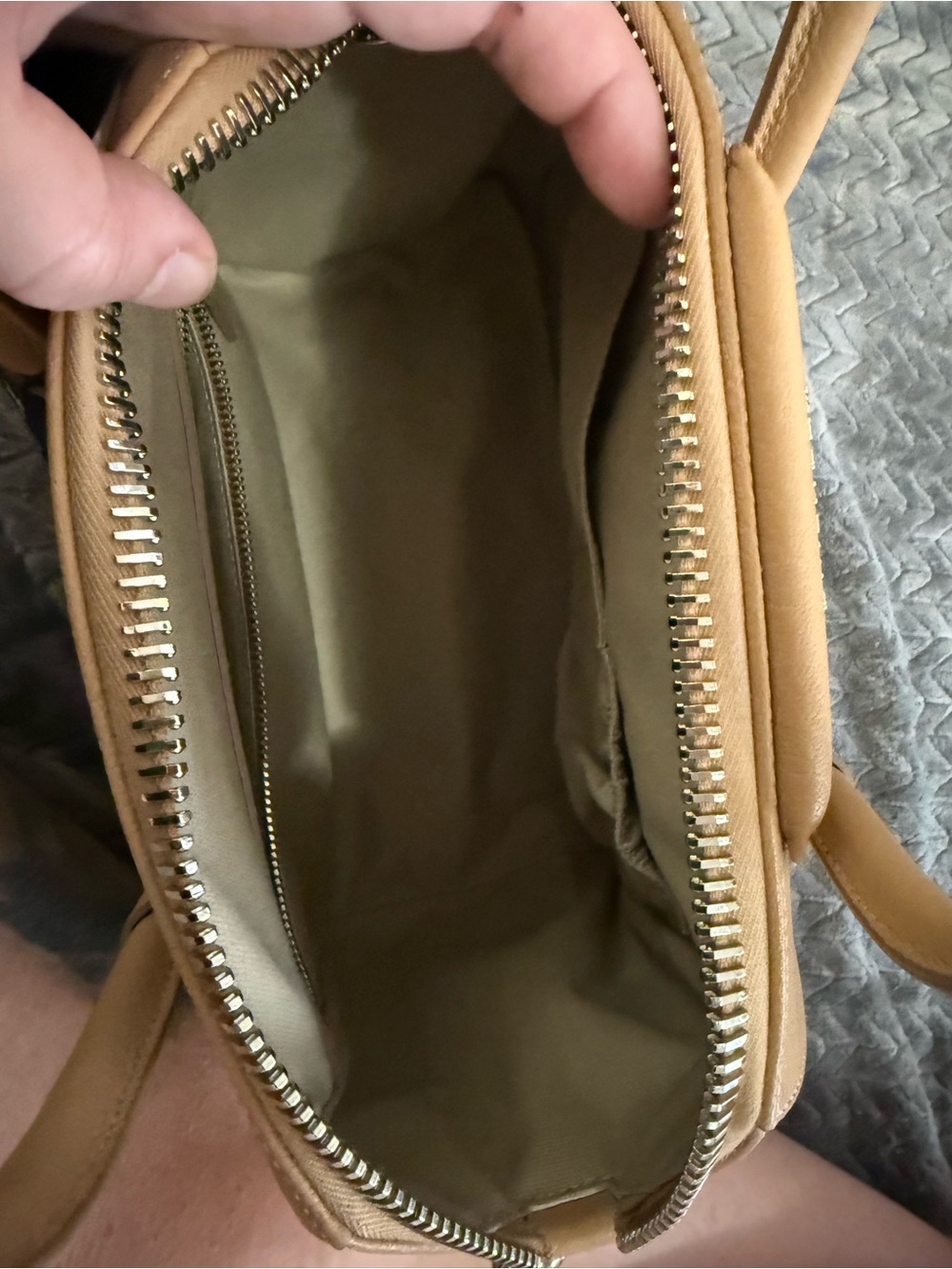 Givenchy Mini Antigona Satchel in Camel - Picture 3 of 6